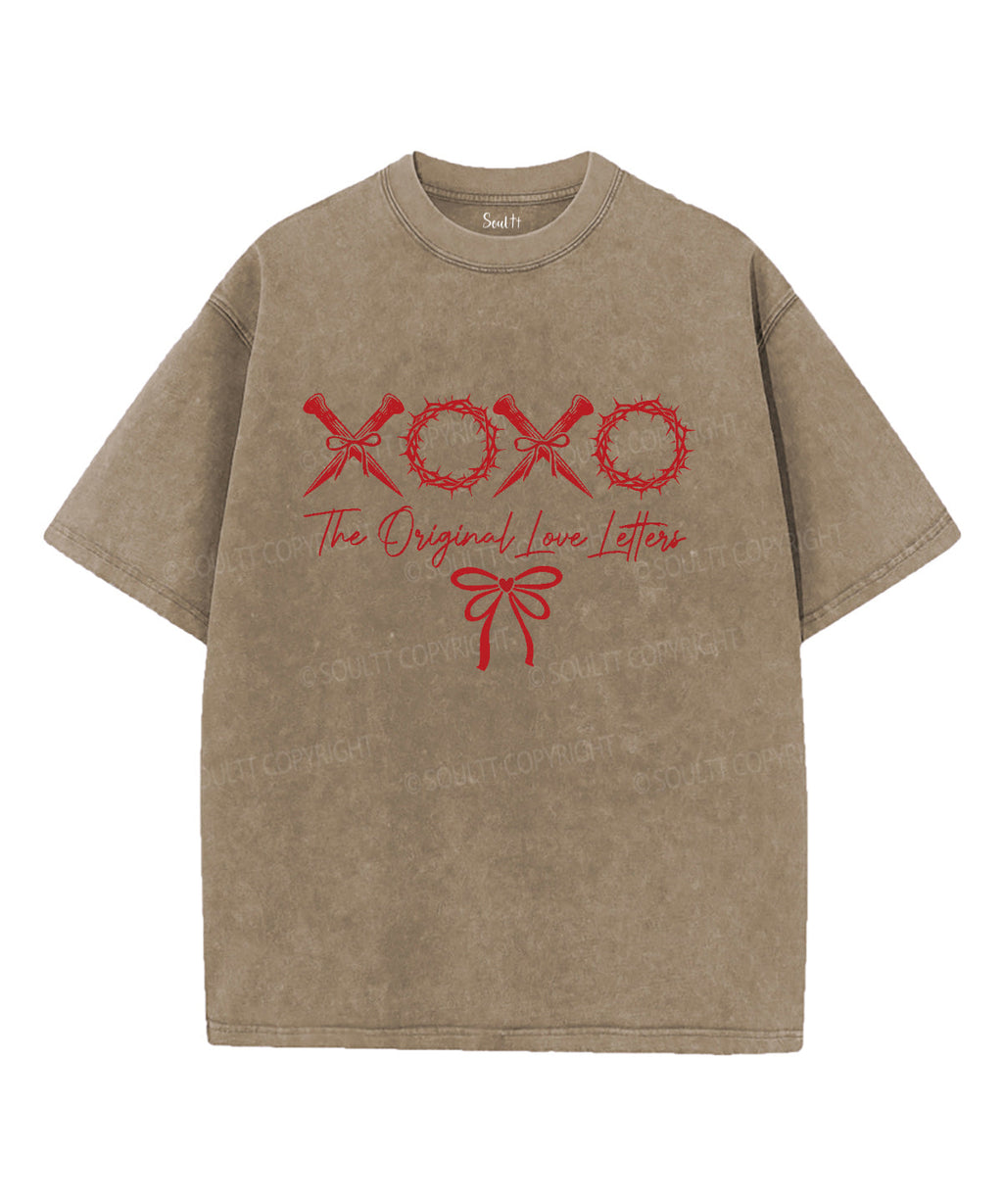 The Original Love Letters Unisex Washed Christian T-shirt Hoodie, Sweatshirt | CiraTrend.com (Image 5)