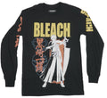 Bleach Long Sleeve Mens T-Shirt - Silhouette Styled Ichigo Solem Stance Hoodie, Sweatshirt | CiraTrend.com