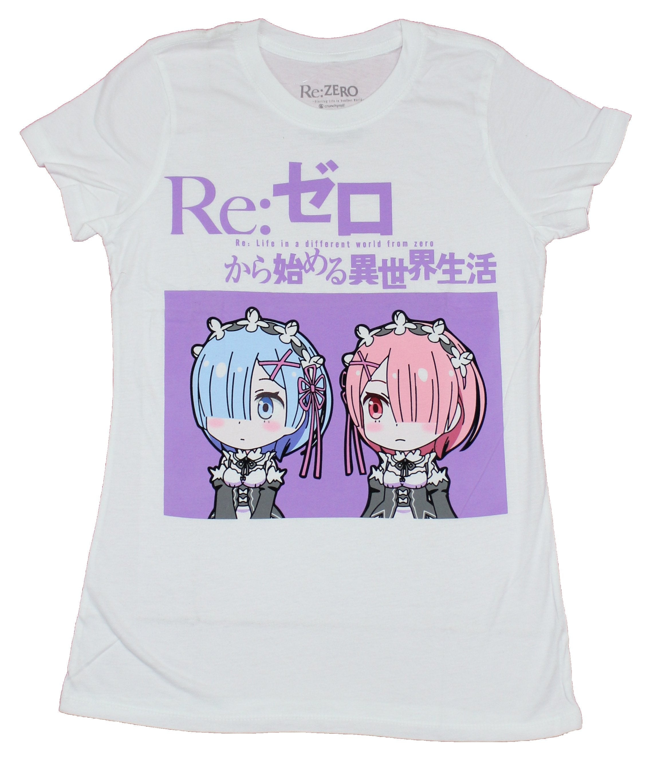 RE Zero Girls Juniors Mens T-Shirt - Chibi Style Twins Image Hoodie, Sweatshirt | CiraTrend.com