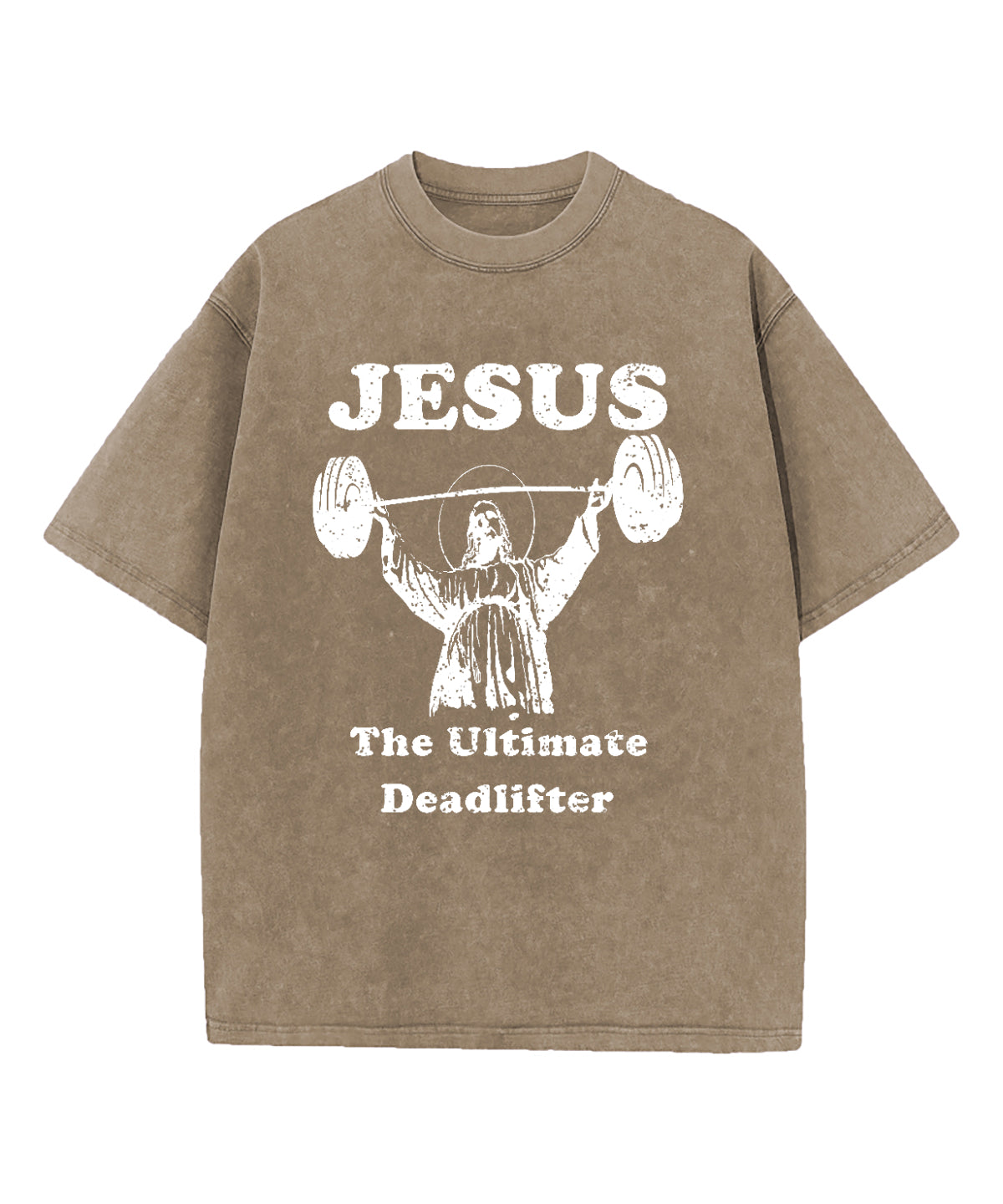 The Ultimate Deadlifter Washed Christian T-shirt Hoodie, Sweatshirt | CiraTrend.com (Image 1)