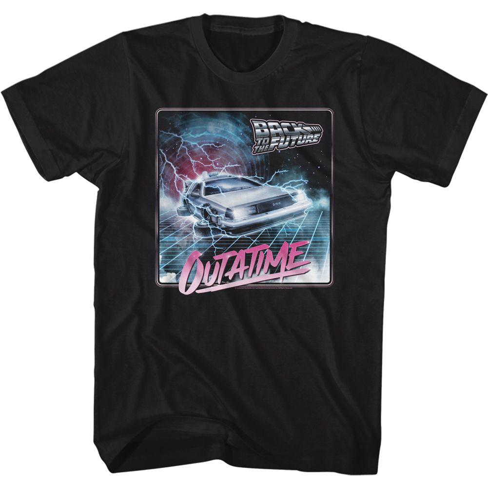 Back To The Future - Outtatime Boyfriend Tee Hoodie, Sweatshirt | CiraTrend.com