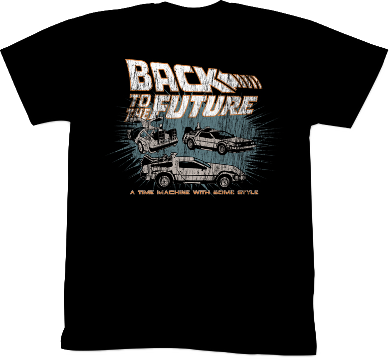 Back To The Future Time Machine With Style Shirt Hoodie, Sweatshirt | CiraTrend.com (Image 1)