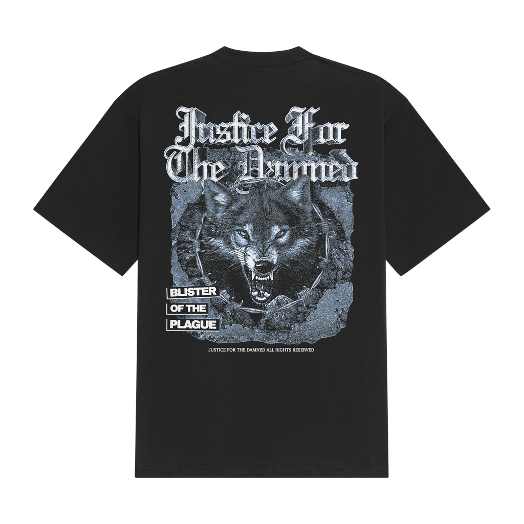 Justice for the Damned Wolf T-Shirt