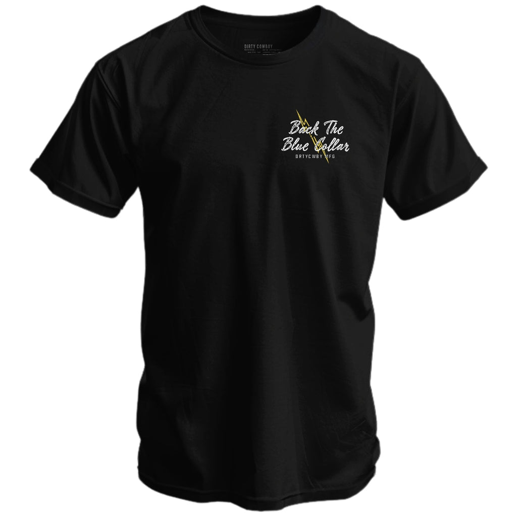 Back The Blue Collar Men's T-Shirt Hoodie, Sweatshirt | CiraTrend.com (Image 2)