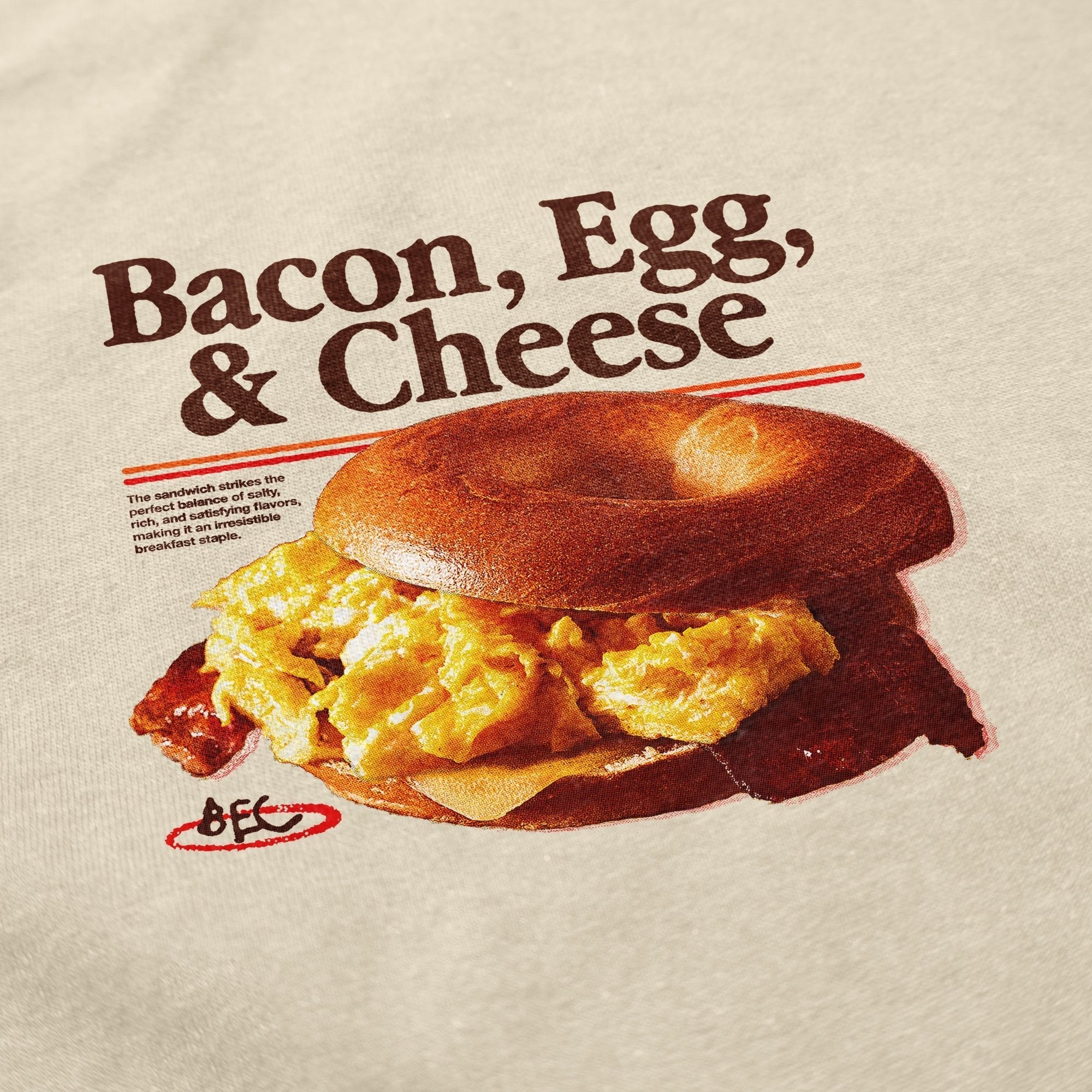 Bacon Egg and Cheese T Shirt Hoodie, Sweatshirt | CiraTrend.com (Image 2)