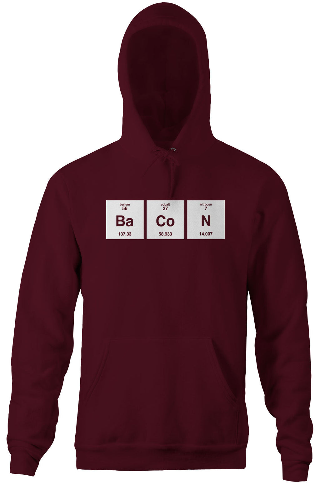 Bacon Periodic Table Element Hoodie T-Shirts, Sweatshirt | CiraTrend.com (Image 4)