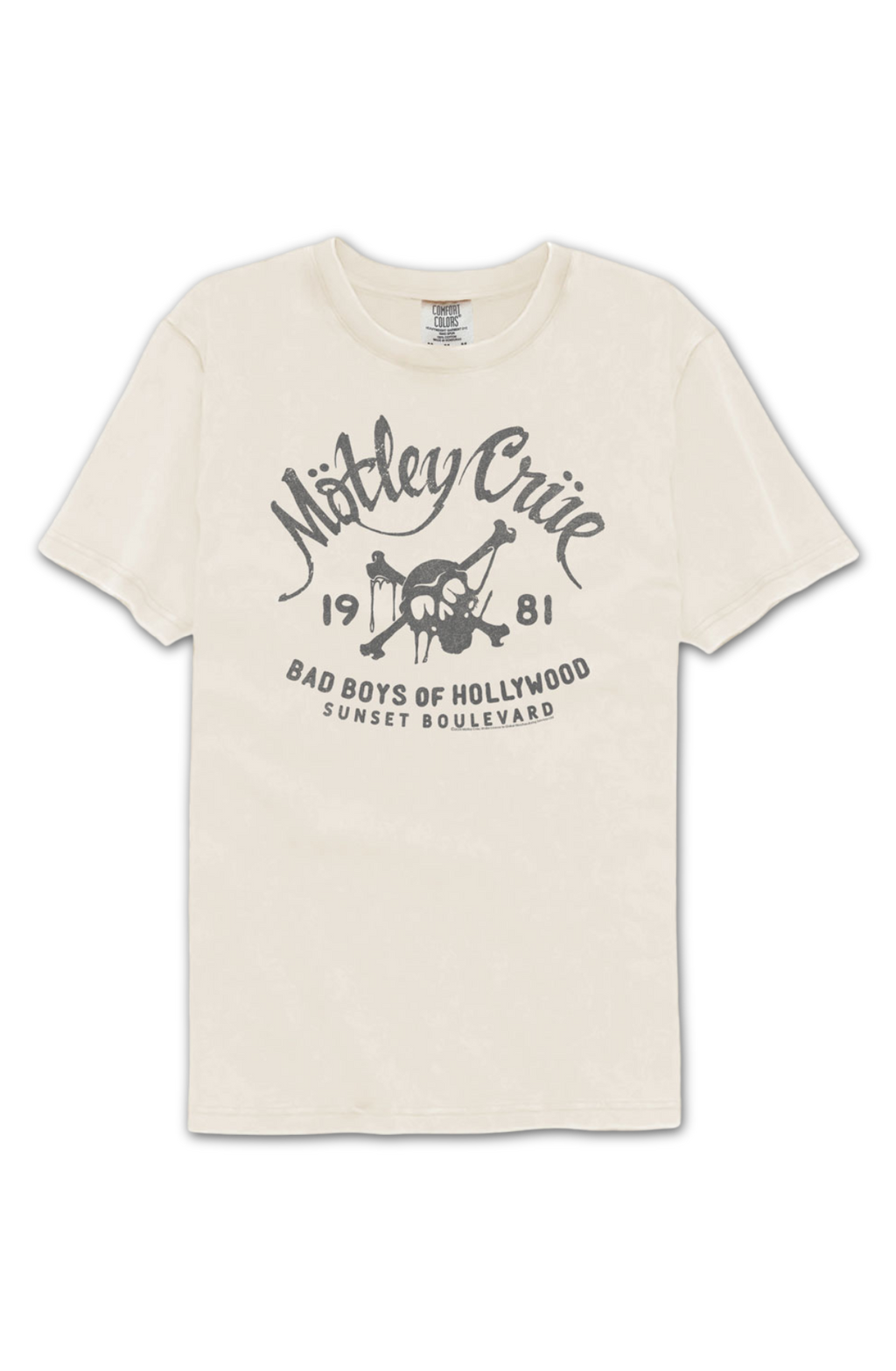 Bad Boys Of Hollywood 1981 Motley Crue Comfort Colors Brand T-Shirt Hoodie, Sweatshirt | CiraTrend.com (Image 2)