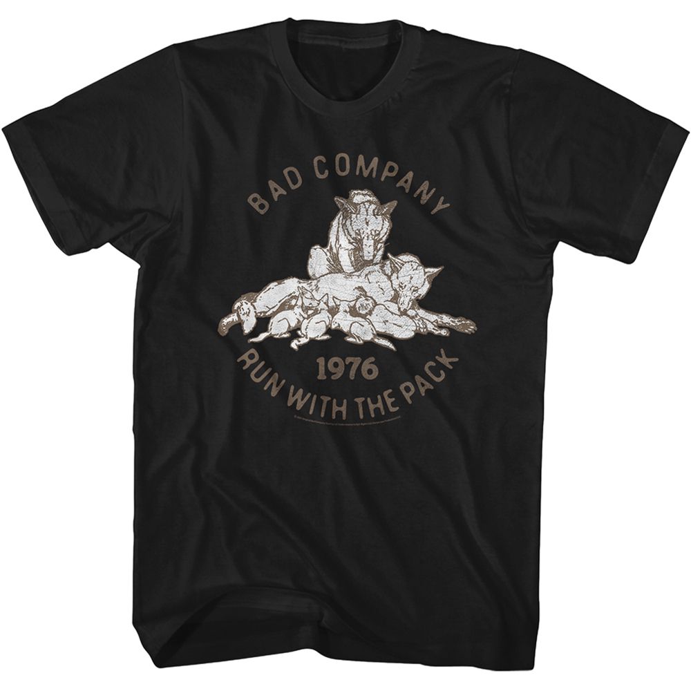 Bad Company - Run With The Pack Boyfriend Tee Hoodie, Sweatshirt | CiraTrend.com