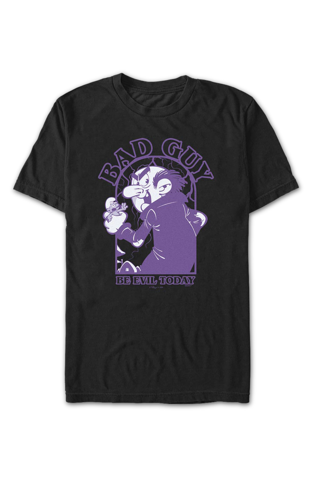 Bad Guy Be Evil Today Smurfs T-Shirt Hoodie, Sweatshirt | CiraTrend.com (Image 2)
