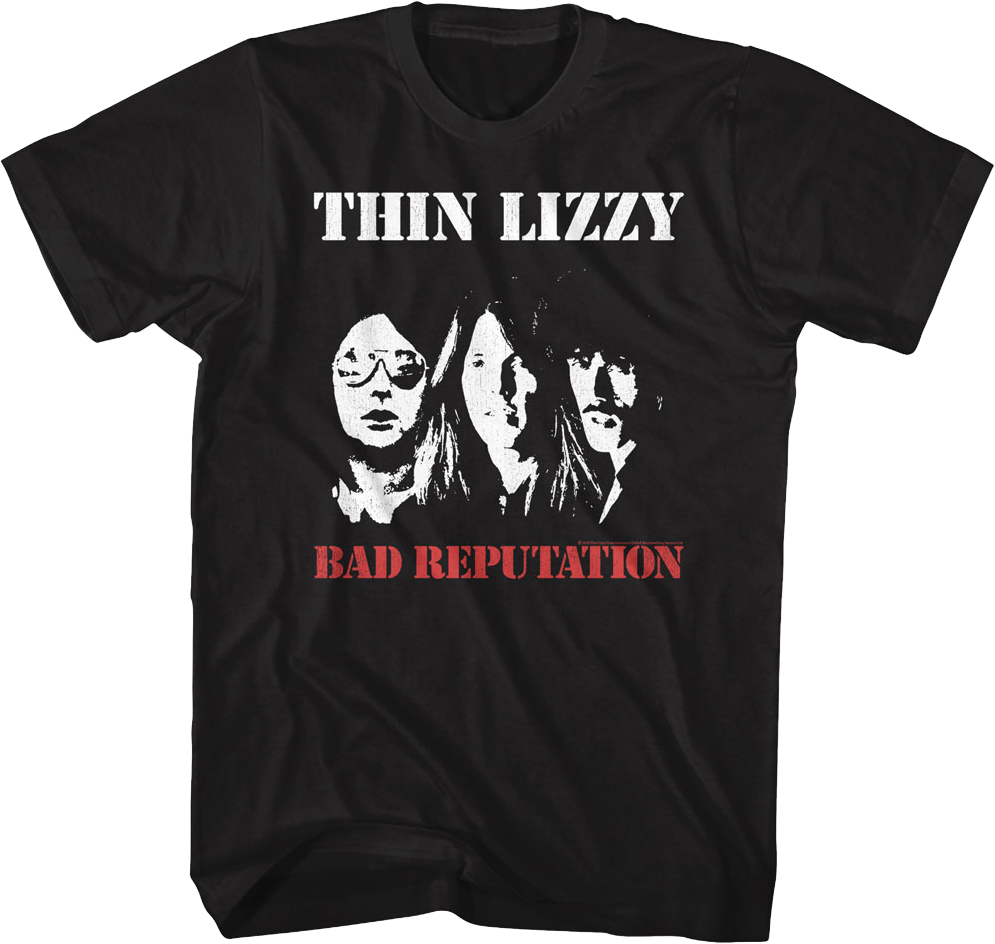 Bad Reputation Thin Lizzy T-Shirt Hoodie, Sweatshirt | CiraTrend.com (Image 1)