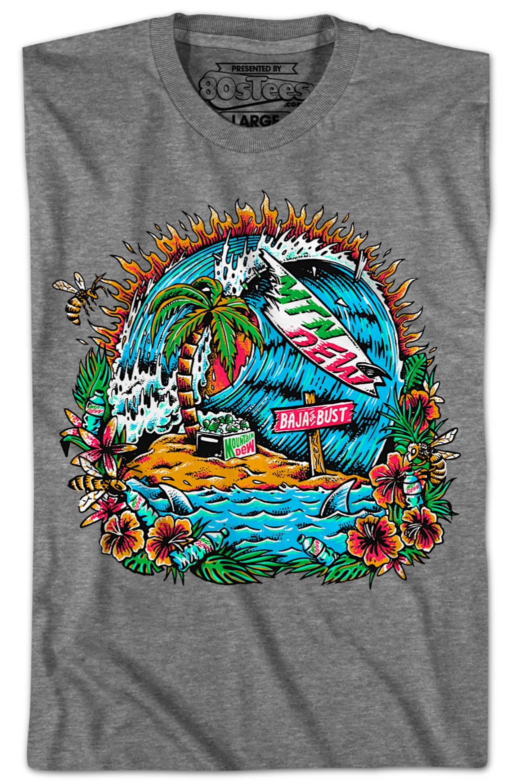 Exclusive Baja Or Bust Mountain Dew T-Shirt Hoodie, Sweatshirt | CiraTrend.com (Image 2)