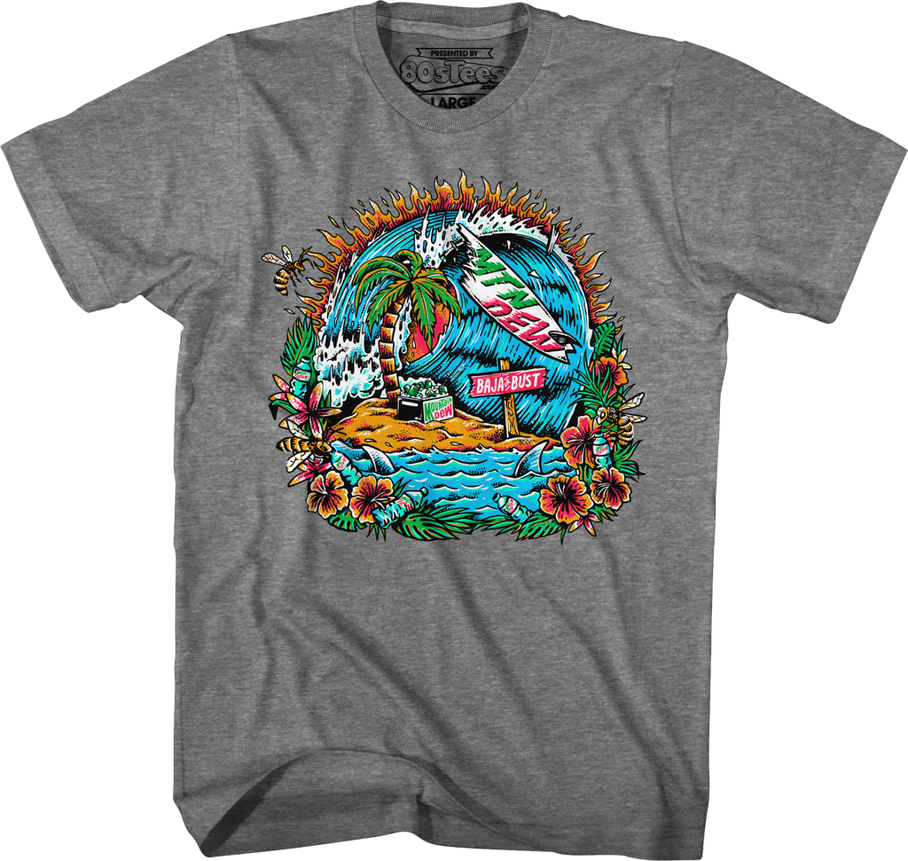 Exclusive Baja Or Bust Mountain Dew T-Shirt Hoodie, Sweatshirt | CiraTrend.com (Image 1)