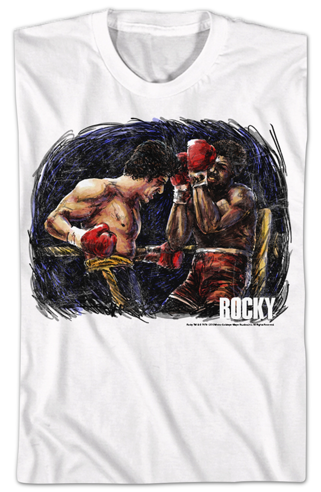 Balboa Creed Painting Rocky T-Shirt Hoodie, Sweatshirt | CiraTrend.com (Image 2)