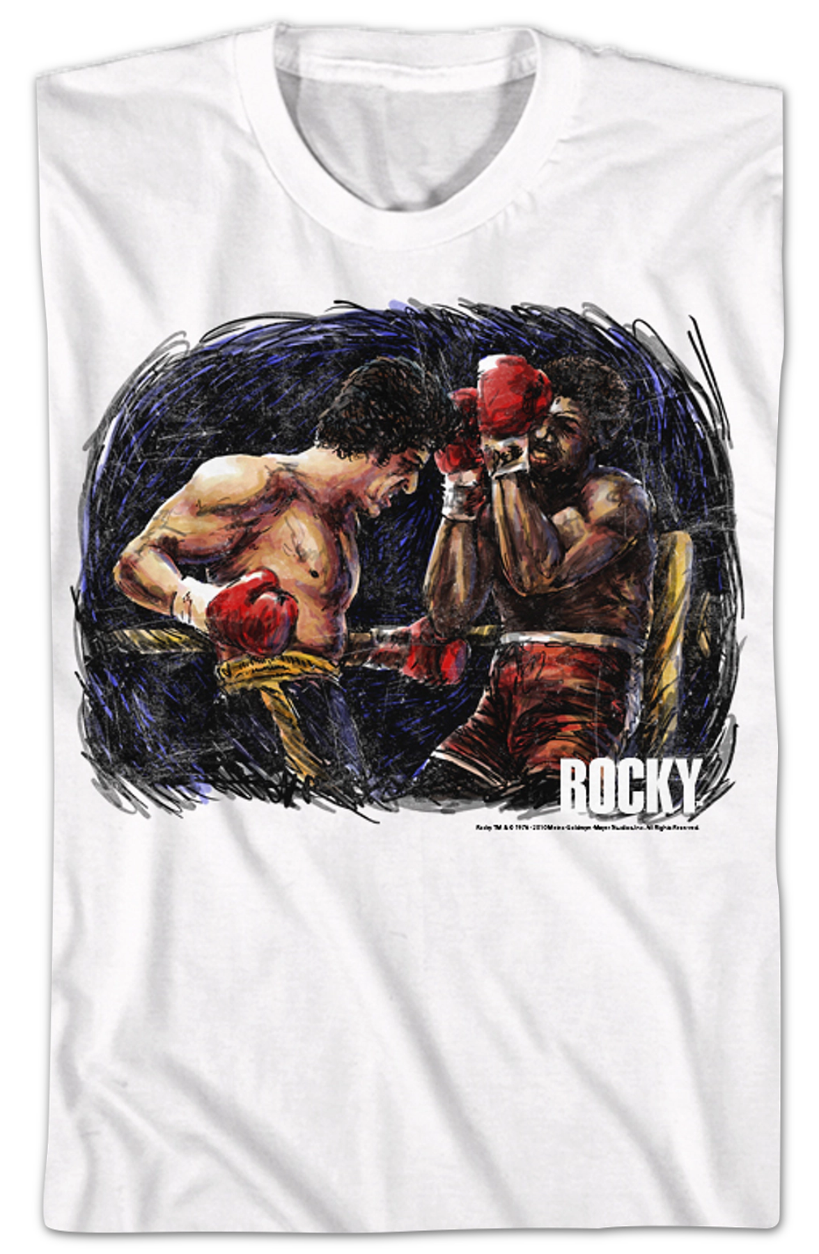 Balboa Creed Painting Rocky T-Shirt Hoodie, Sweatshirt | CiraTrend.com (Image 2)