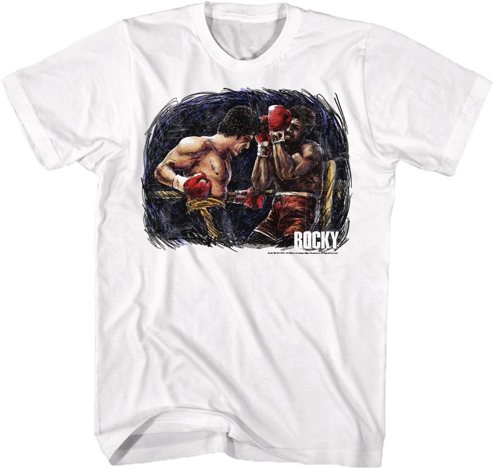 Balboa Creed Painting Rocky T-Shirt Hoodie, Sweatshirt | CiraTrend.com (Image 1)