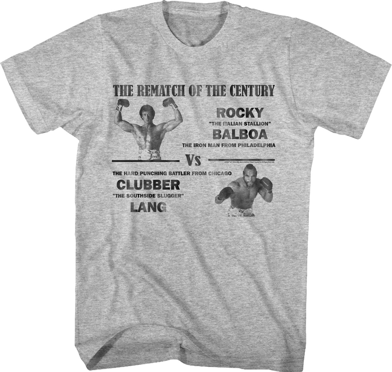Balboa vs Lang Rematch of the Century Rocky T-Shirt Hoodie, Sweatshirt | CiraTrend.com (Image 1)