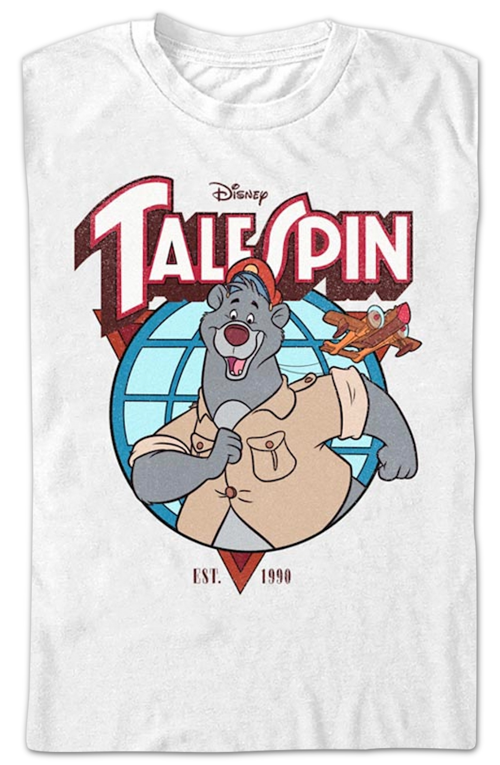 Baloo TaleSpin T-Shirt Hoodie, Sweatshirt | CiraTrend.com (Image 2)