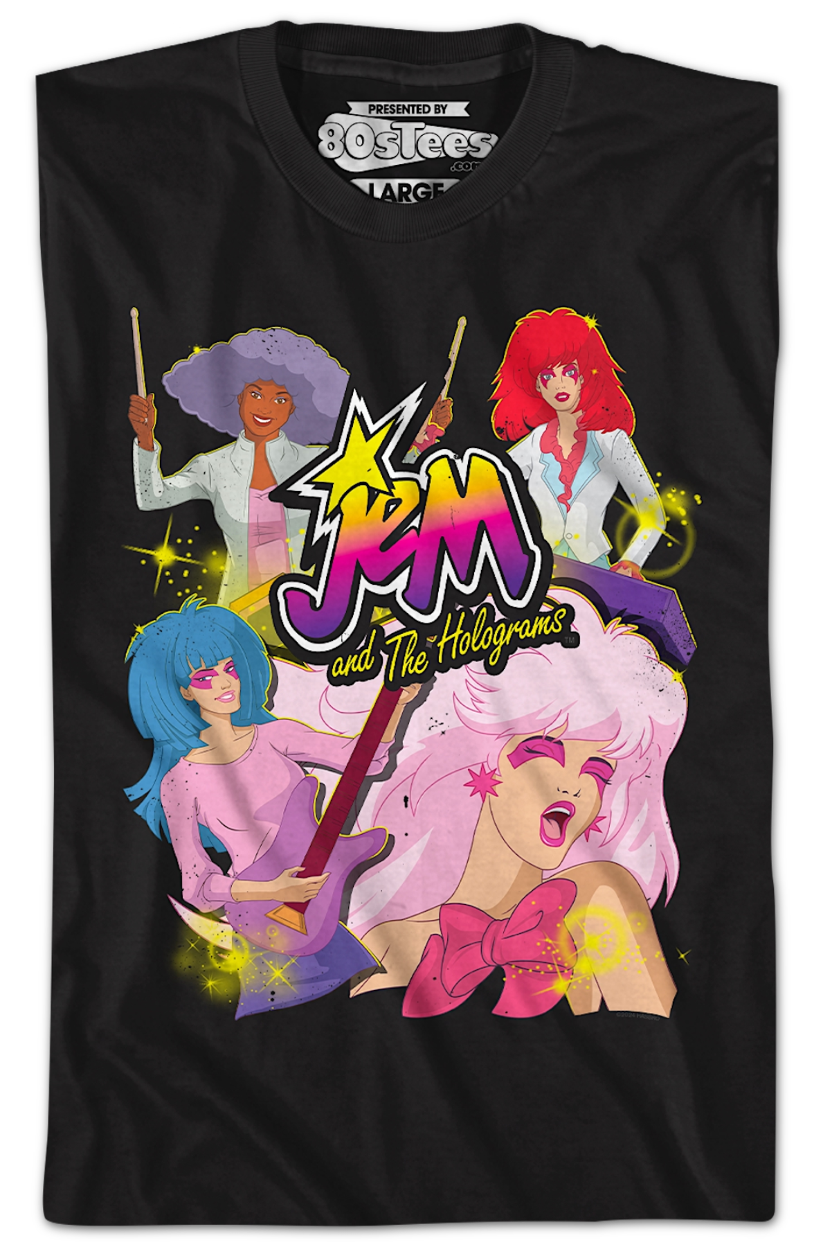 Band Collage Jem And The Holograms T-Shirt Hoodie, Sweatshirt | CiraTrend.com (Image 2)