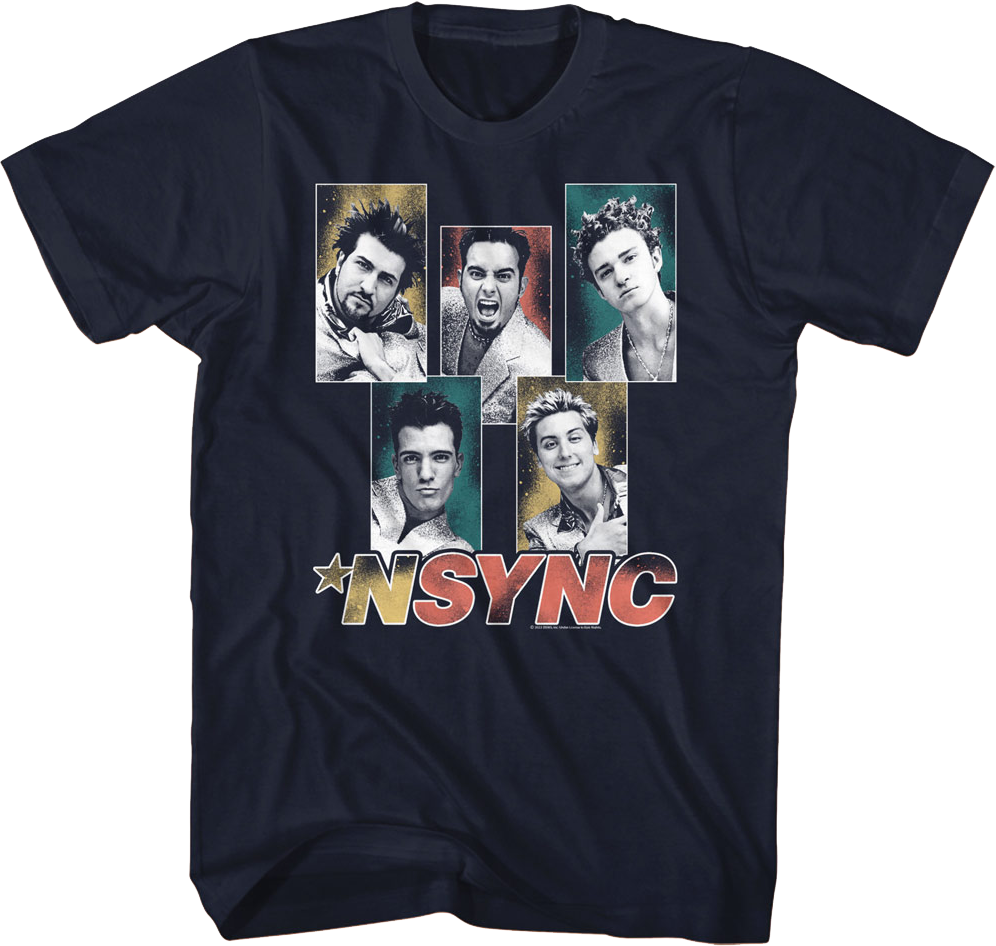 Band Member Boxes NSYNC T-Shirt Hoodie, Sweatshirt | CiraTrend.com (Image 1)