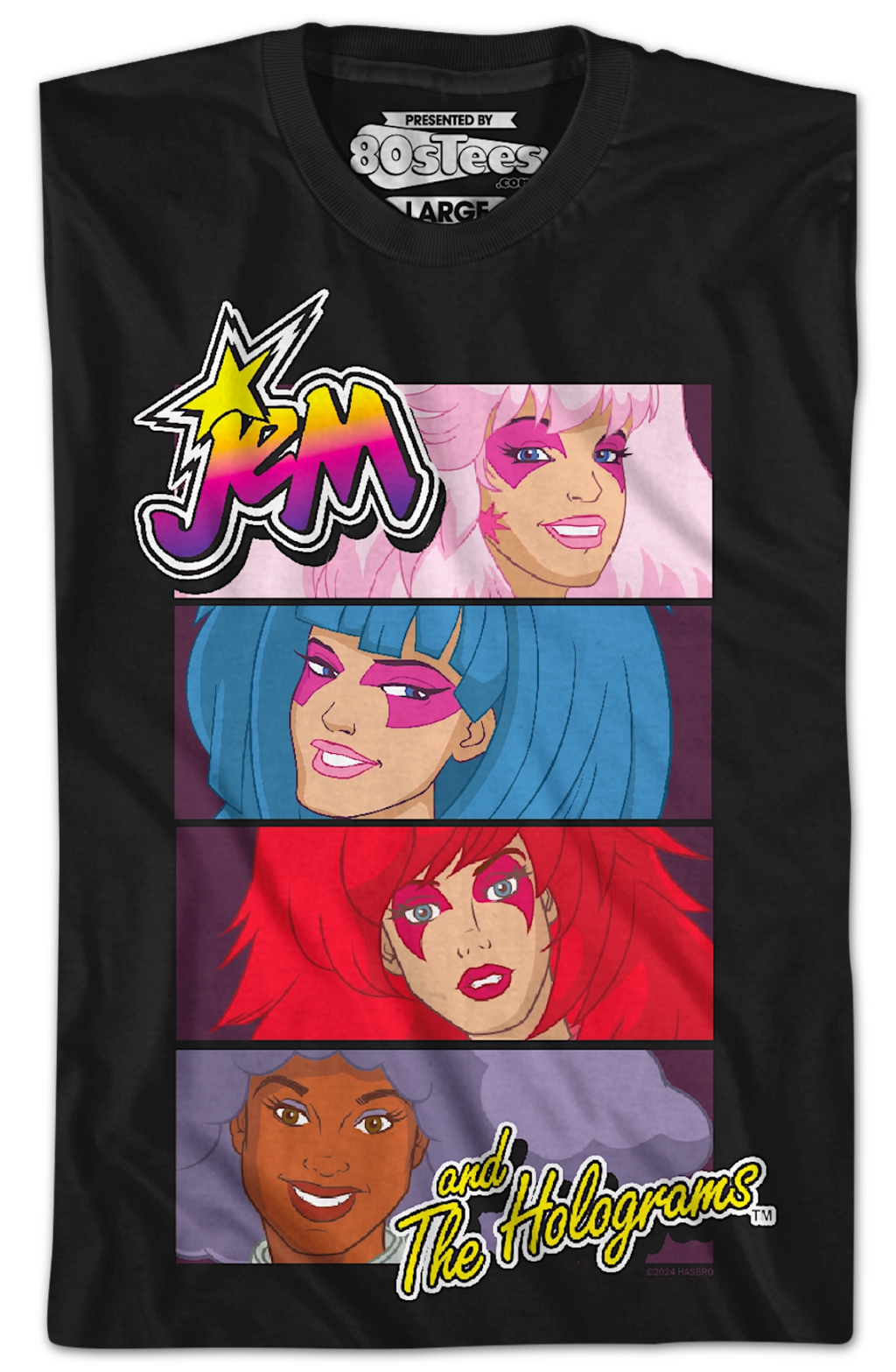 Band Panels Jem And The Holograms T-Shirt Hoodie, Sweatshirt | CiraTrend.com (Image 2)