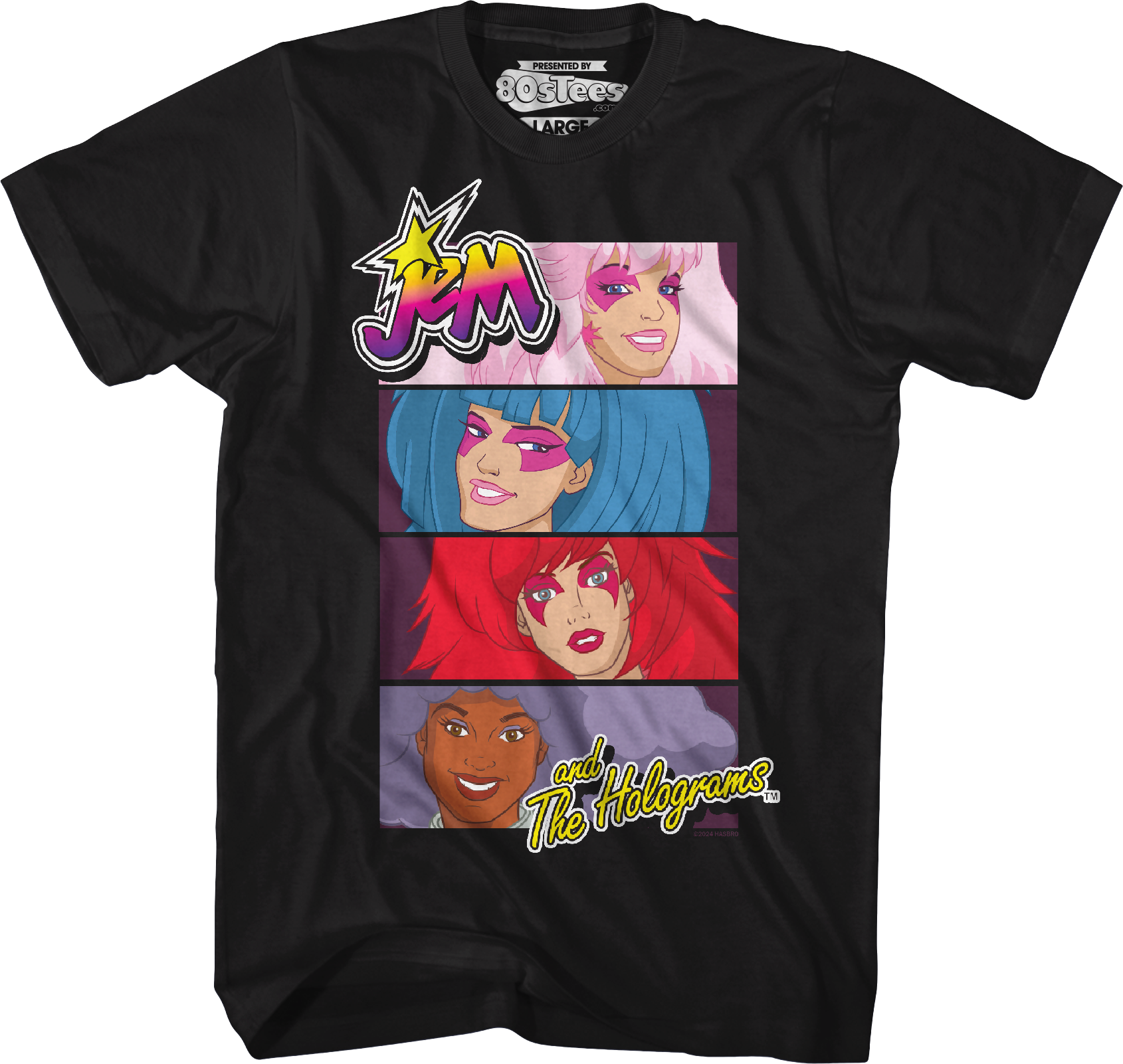 Band Panels Jem And The Holograms T-Shirt Hoodie, Sweatshirt | CiraTrend.com (Image 1)