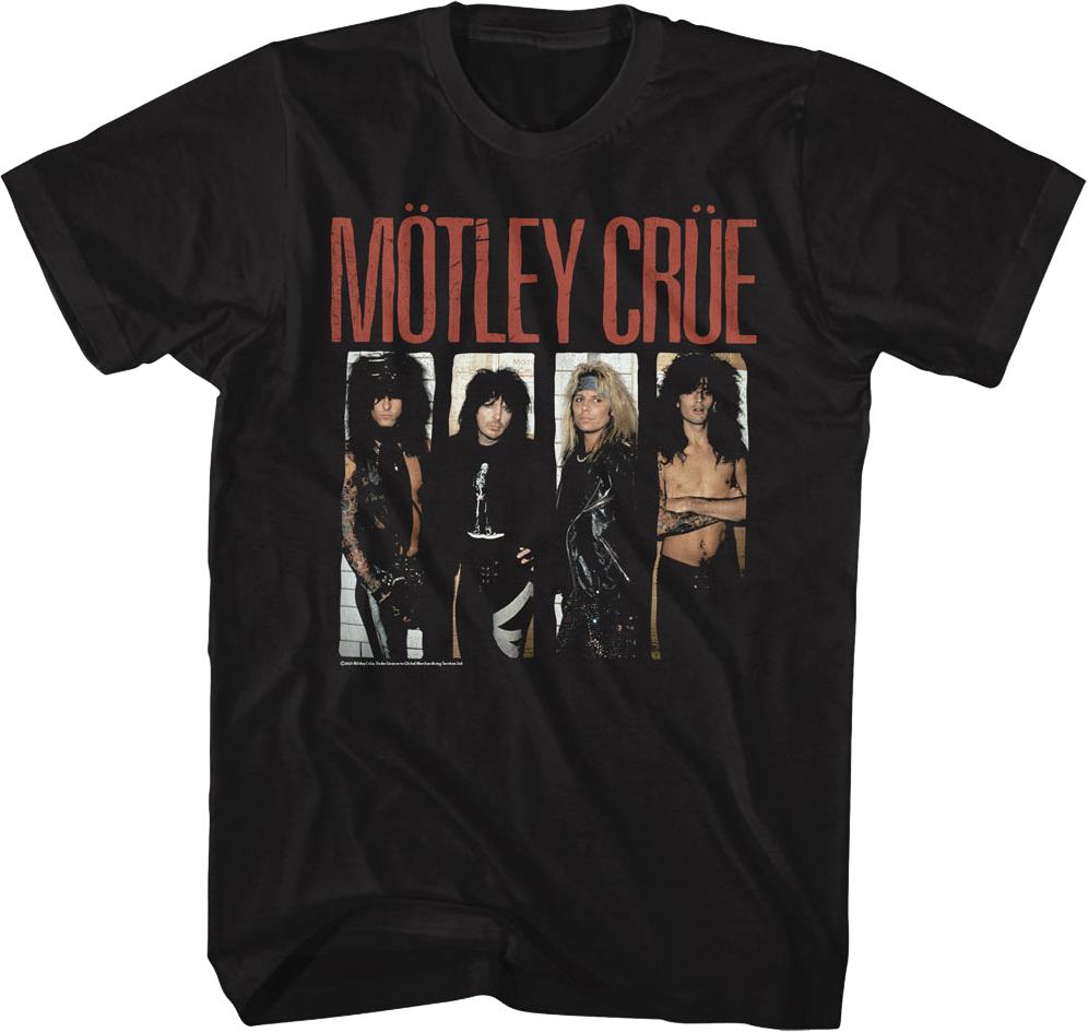 Band Panels Motley Crue T-Shirt Hoodie, Sweatshirt | CiraTrend.com (Image 1)