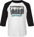 Band Photo Garbage Raglan Baseball Shirt Hoodie, Sweatshirt | CiraTrend.com (Image 1)