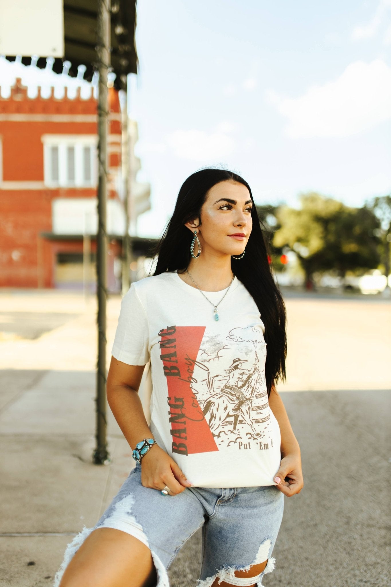 Bang Bang Cowboy Graphic Tee Shirt Hoodie, Sweatshirt | CiraTrend.com (Image 5)