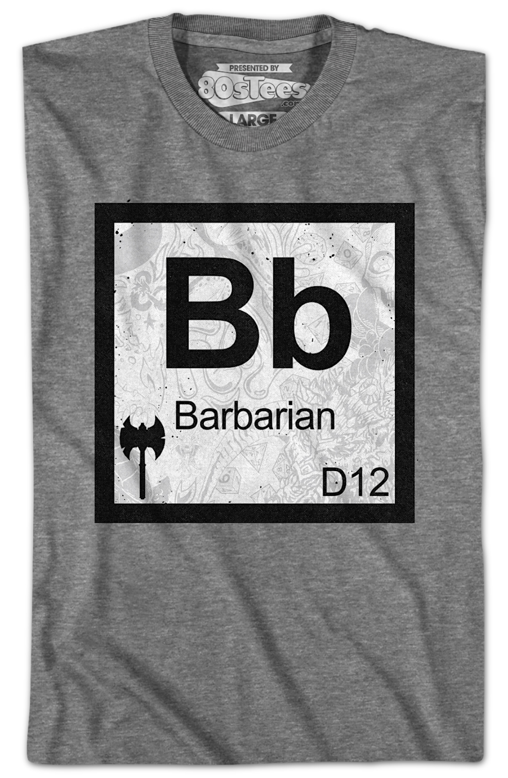 Barbarian Element Symbol Dungeons & Dragons T-Shirt Hoodie, Sweatshirt | CiraTrend.com (Image 2)