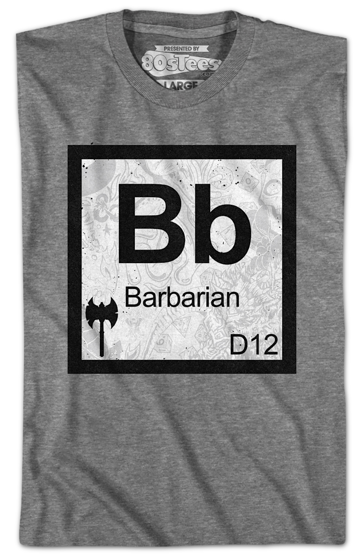 Barbarian Element Symbol Dungeons & Dragons T-Shirt Hoodie, Sweatshirt | CiraTrend.com (Image 2)
