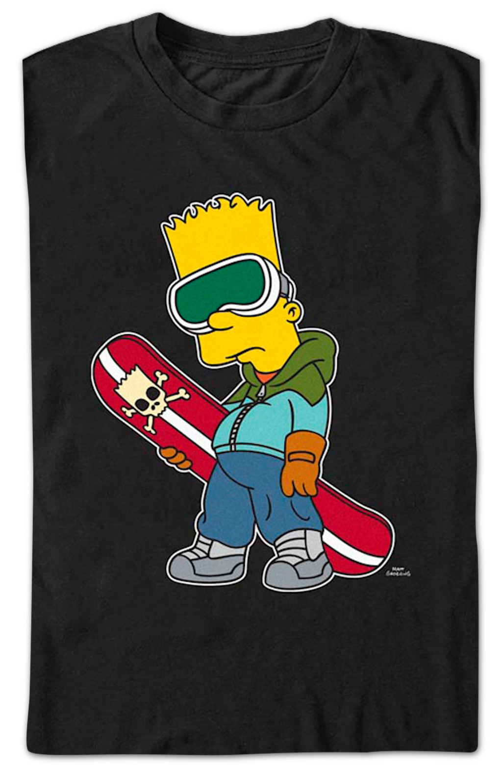 Bart's Snowboard Simpsons T-Shirt Hoodie, Sweatshirt | CiraTrend.com (Image 2)