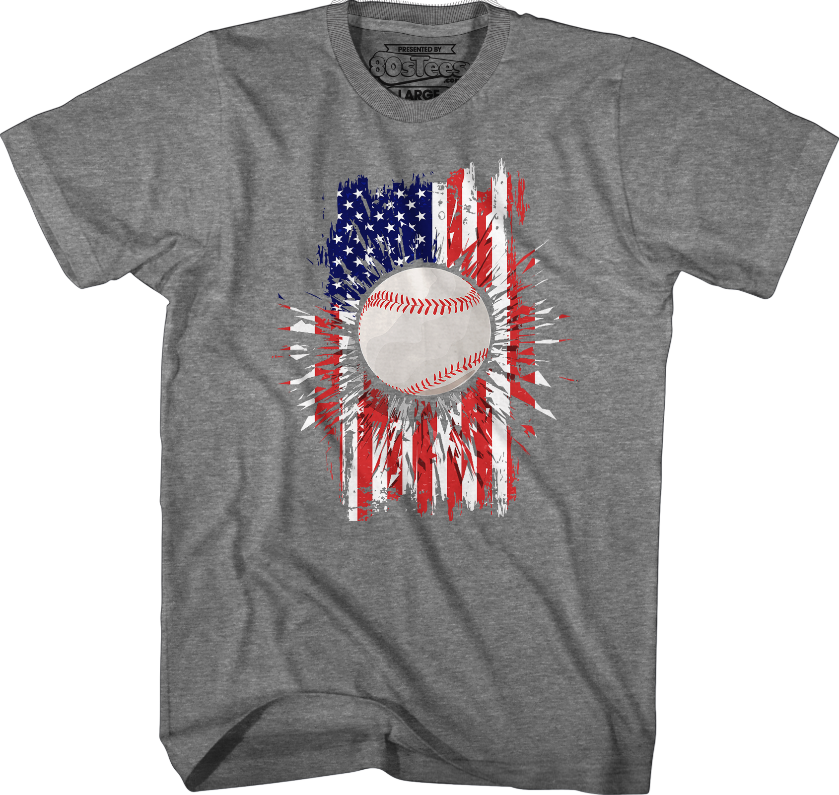 Baseball Flag T-Shirt Hoodie, Sweatshirt | CiraTrend.com (Image 3)