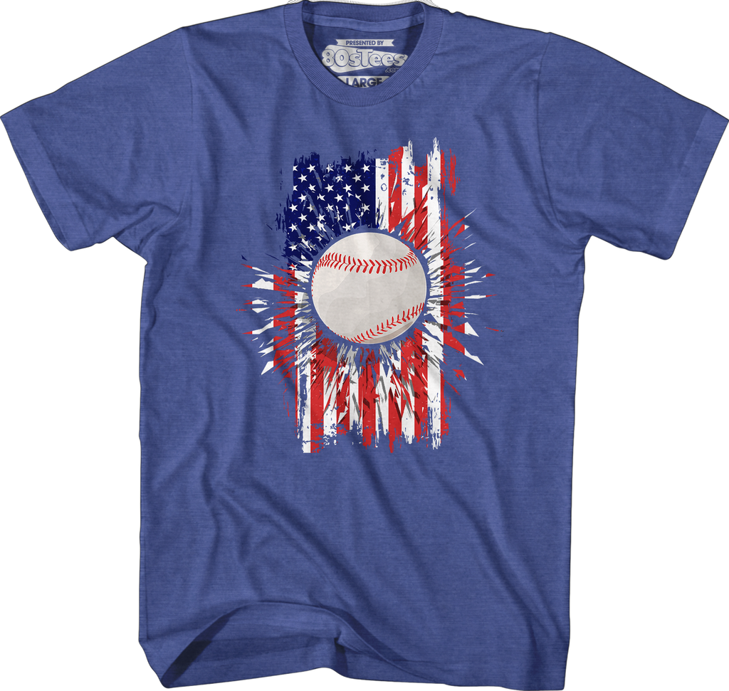 Baseball Flag T-Shirt Hoodie, Sweatshirt | CiraTrend.com (Image 4)