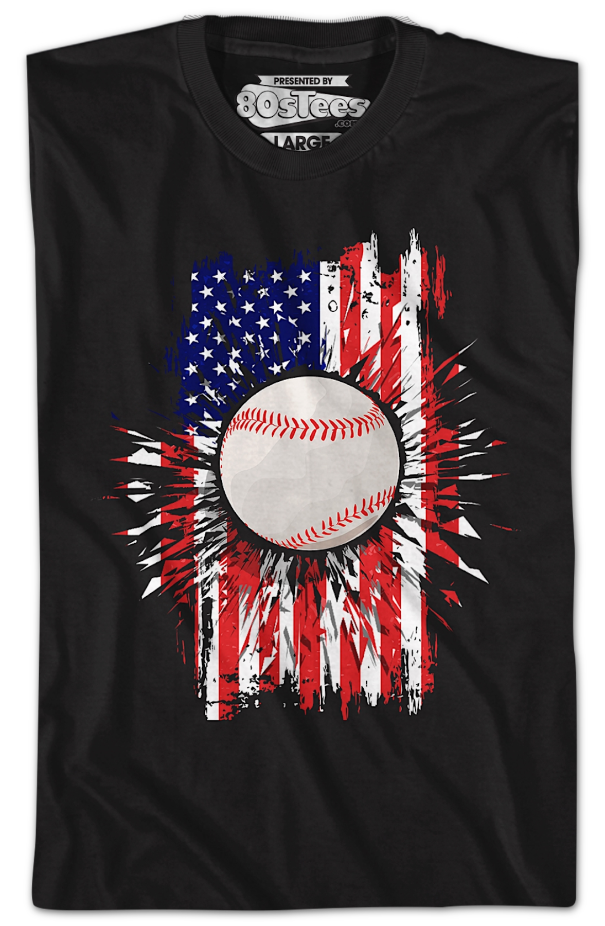 Baseball Flag T-Shirt Hoodie, Sweatshirt | CiraTrend.com (Image 2)