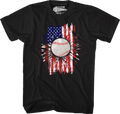 Baseball Flag T-Shirt Hoodie, Sweatshirt | CiraTrend.com (Image 1)