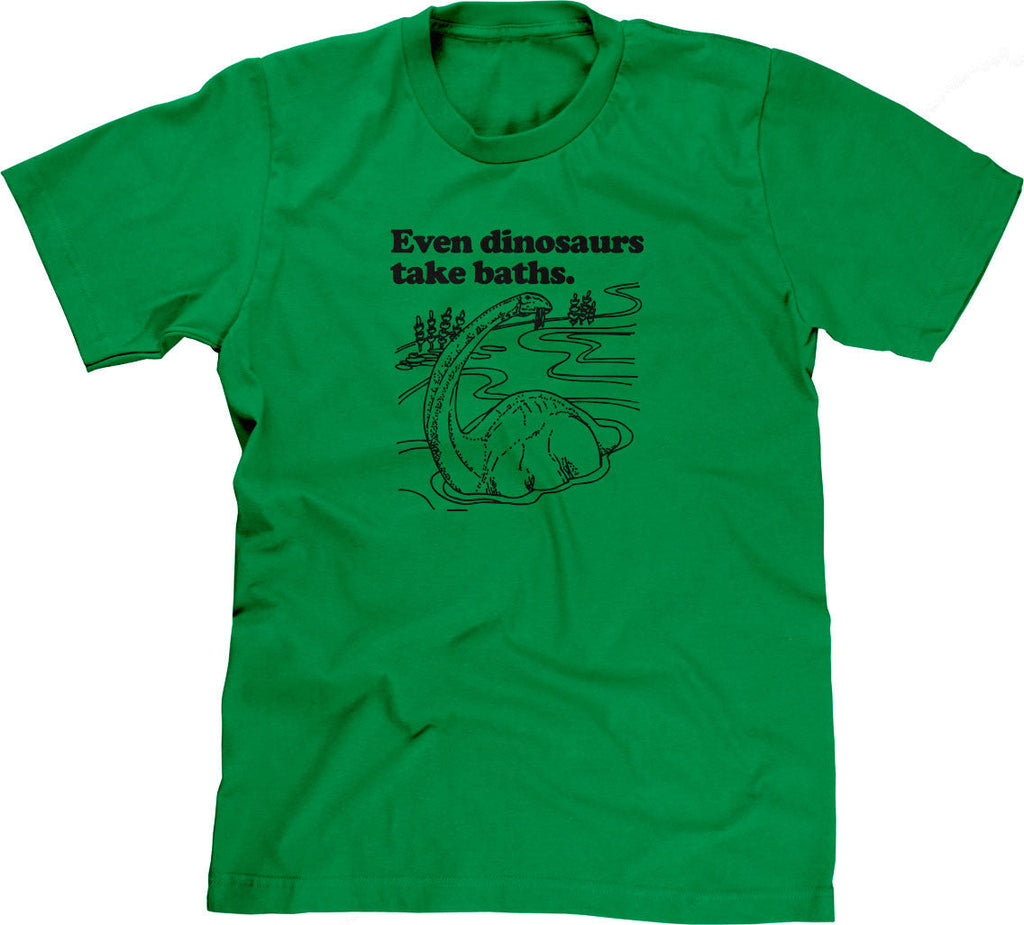 Even Dinosaurs Take Baths T-Shirt Hoodie, Sweatshirt | CiraTrend.com (Image 1)