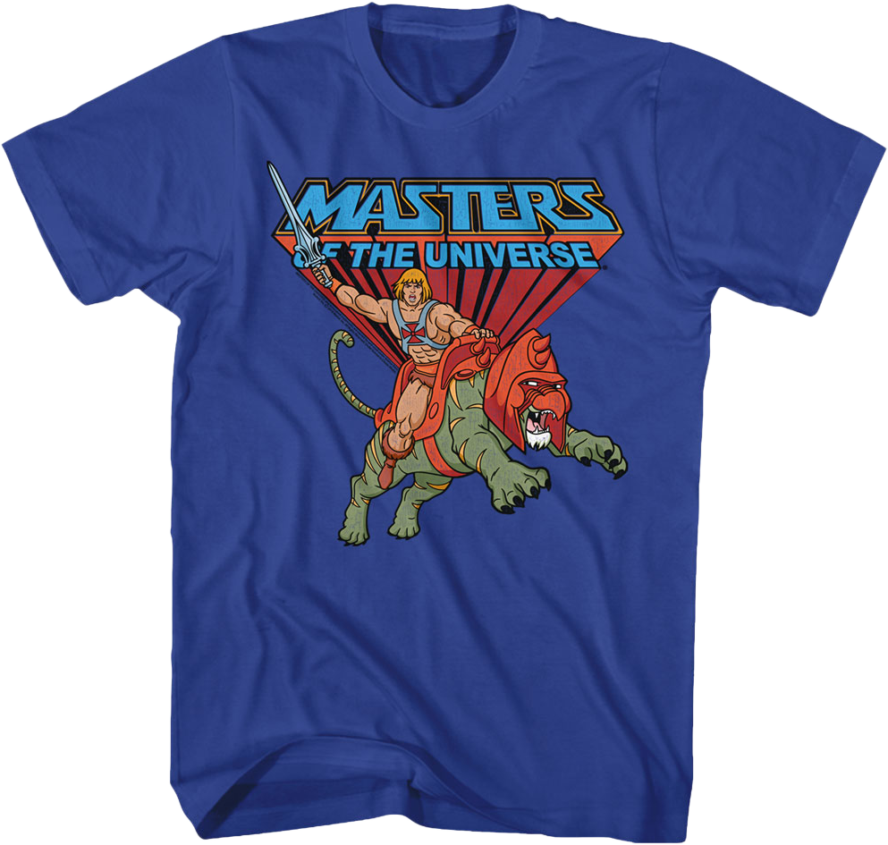 Battle Cat and He-Man Masters of the Universe T-Shirt Hoodie, Sweatshirt | CiraTrend.com (Image 1)