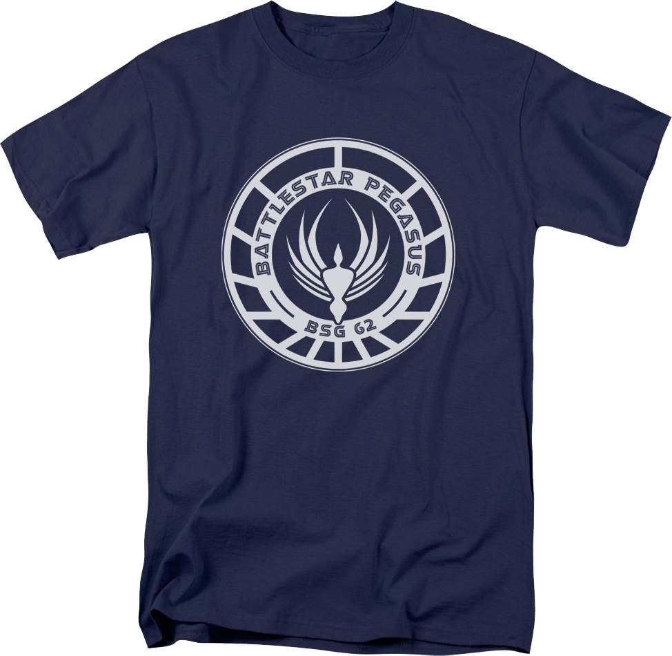 Battlestar Pegasus Badge Battlestar Galactica T-Shirt Hoodie, Sweatshirt | CiraTrend.com (Image 1)