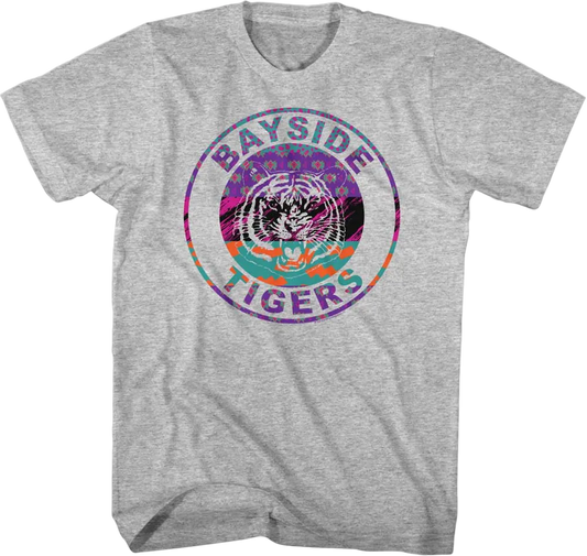 Bayside Tigers Retro Patterns Saved By The Bell T-Shirt