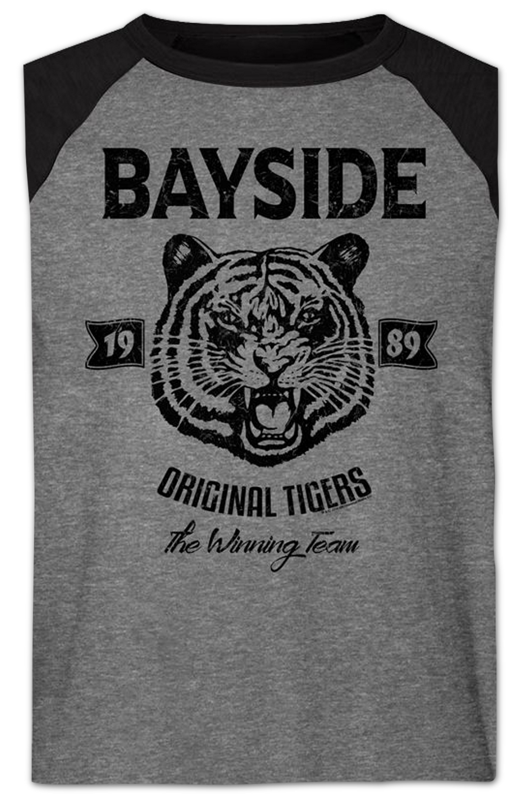 Bayside Tigers Saved By The Bell Raglan Baseball Shirt Style001 Hoodie, Sweatshirt | CiraTrend.com (Image 2)