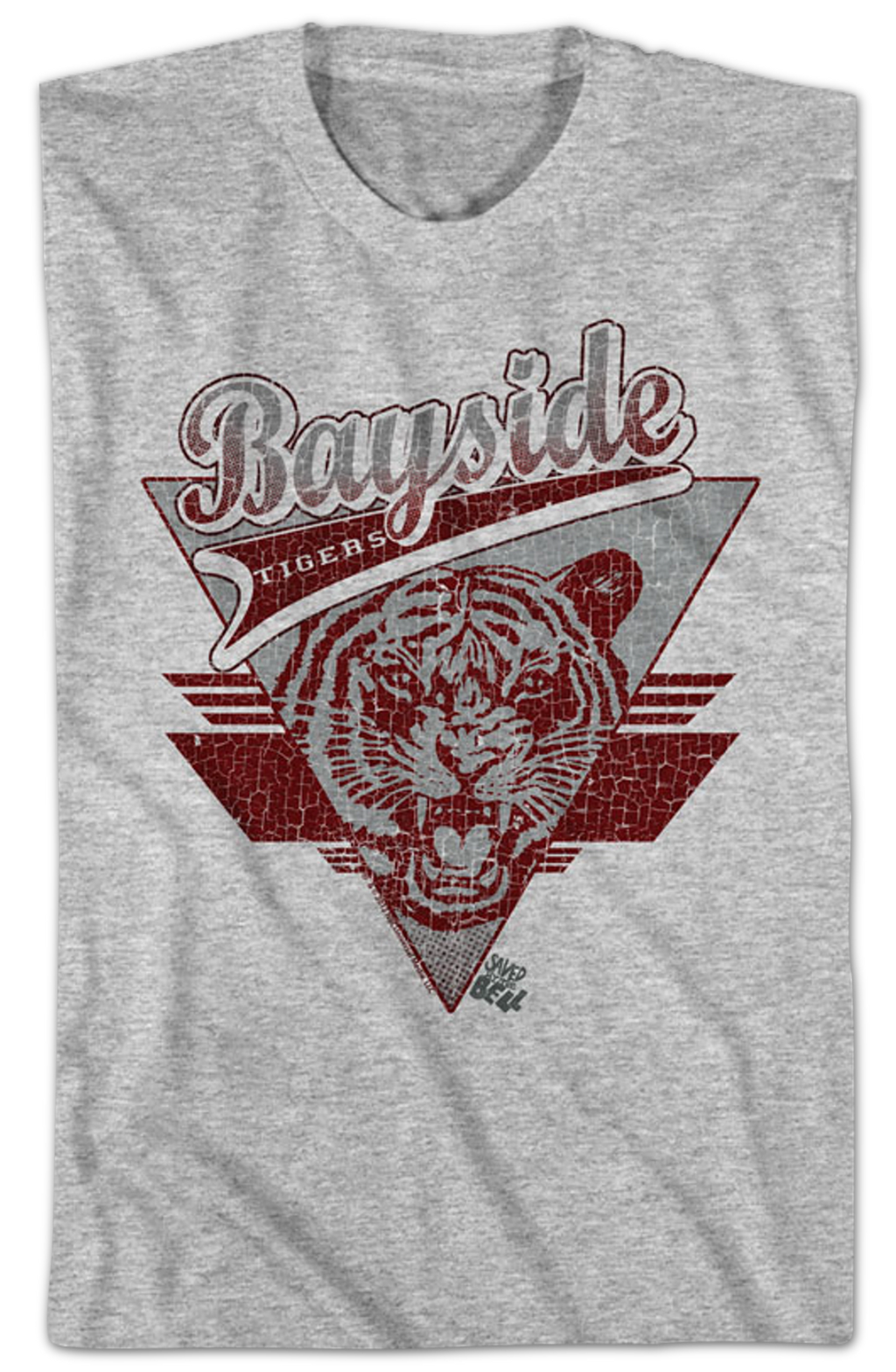 Bayside Tigers Triangle Logo Saved By The Bell T-Shirt Hoodie, Sweatshirt | CiraTrend.com (Image 2)