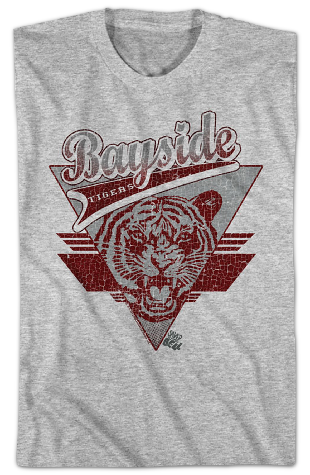 Bayside Tigers Triangle Logo Saved By The Bell T-Shirt Hoodie, Sweatshirt | CiraTrend.com (Image 2)
