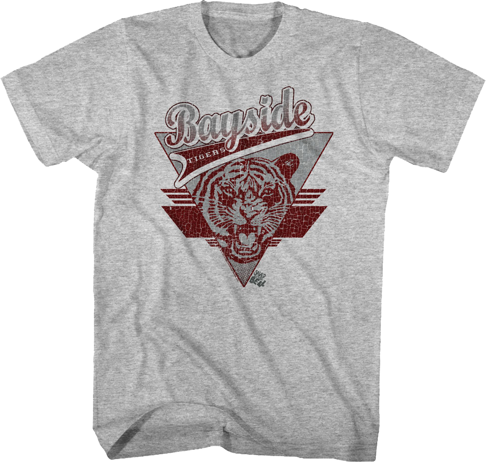 Bayside Tigers Triangle Logo Saved By The Bell T-Shirt Hoodie, Sweatshirt | CiraTrend.com (Image 1)