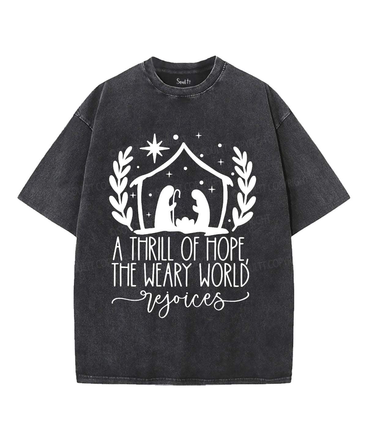 A Thrill Of Hope Washed Christian T-shirt Style001 Hoodie, Sweatshirt | CiraTrend.com (Image 2)