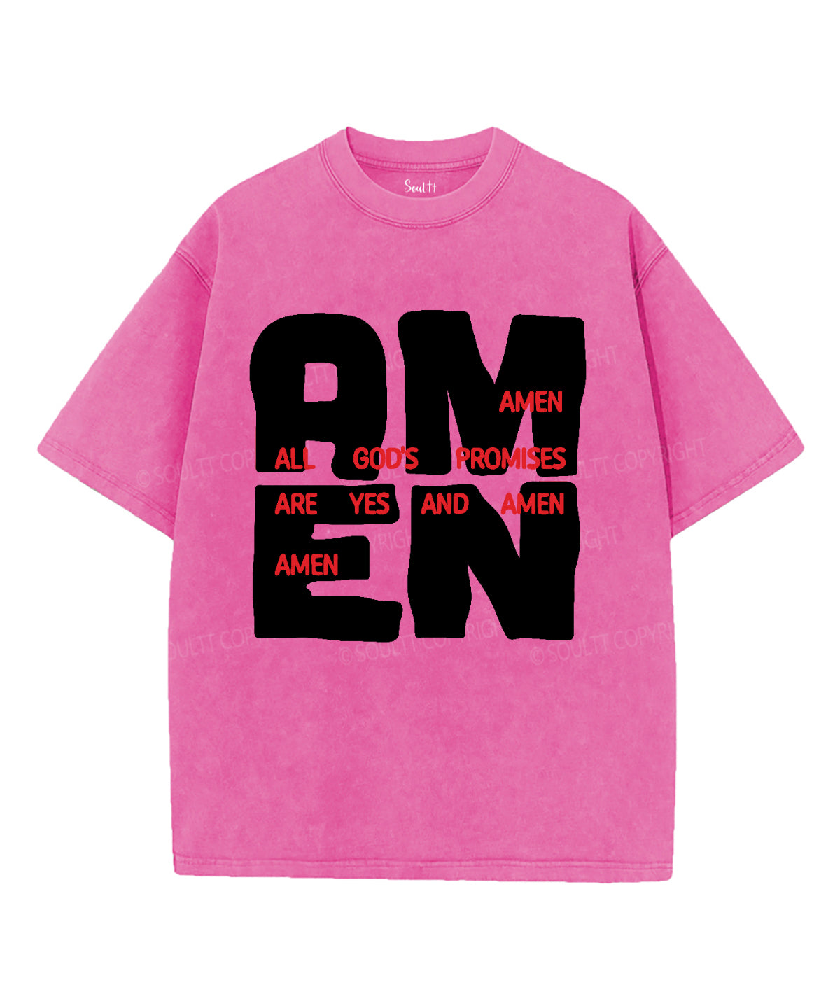 All God's Promises Are Yes Washed Christian T-shirt Hoodie, Sweatshirt | CiraTrend.com (Image 3)