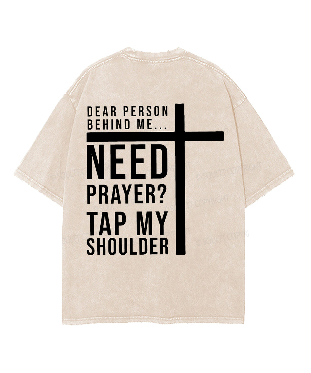 Dear Person Behind Me Double Sided Washed Christian T-Shirts, Hoodie, Sweatshirt