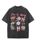 She Is Mom Unisex Washed Christian T-shirt Style001 Hoodie, Sweatshirt | CiraTrend.com (Image 1)