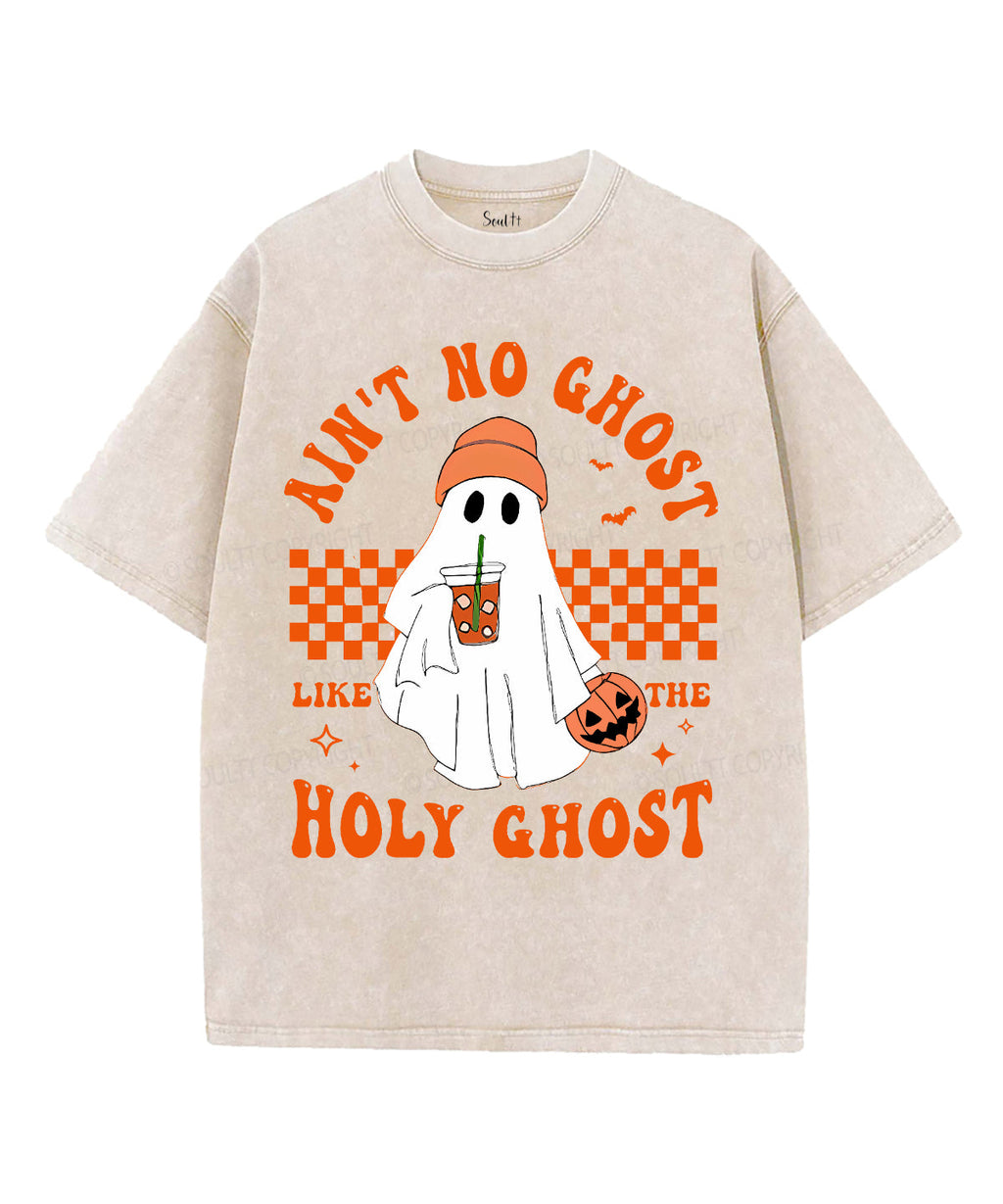 Ain't No Ghost Like The Holy Ghost Unisex Washed Christian T-shirt Hoodie, Sweatshirt | CiraTrend.com (Image 2)