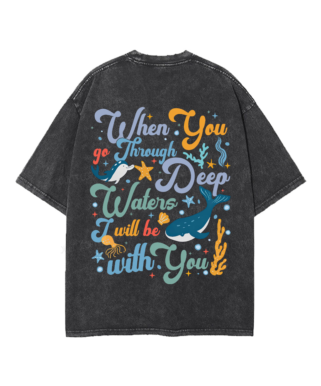 I Will Be With You Double Sided Unisex Washed Christian T-shirt Style020 Hoodie, Sweatshirt | CiraTrend.com (Image 3)