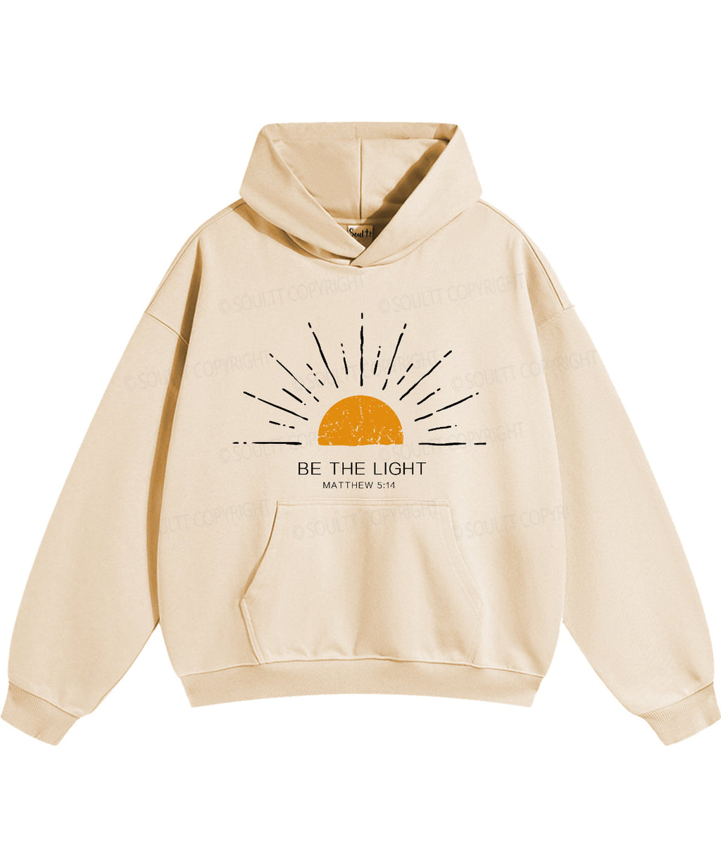 Be The Light Cotton Christian Hoodie T-Shirts, Sweatshirt | CiraTrend.com (Image 2)